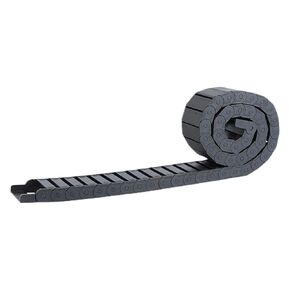 Semi-Closed Black Nylon Cable Drag Chain 15x15 15X20 18x18 18x25 Transmission Chains Plastic Towline Wire Carrier Drag Chain(R38mm,15x15 mm) in Kuwait