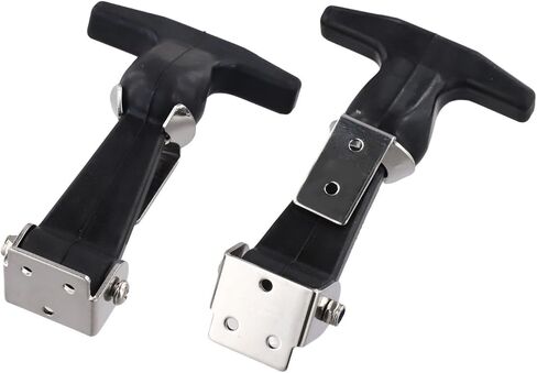 2PCS Rubber Hood Holder Tension Lock for Tractor Truck Bonnet, Non-Slip Metal Rubber Engine Hood Catch for Agriculture Construction Vehicle in Saudi Arabia