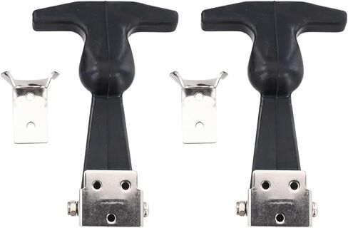 2PCS Rubber Hood Holder Tension Lock for Tractor Truck Bonnet, Non-Slip Metal Rubber Engine Hood Catch for Agriculture Construction Vehicle in Saudi Arabia