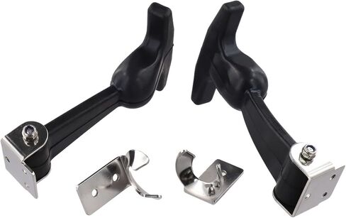 2PCS Rubber Hood Holder Tension Lock for Tractor Truck Bonnet, Non-Slip Metal Rubber Engine Hood Catch for Agriculture Construction Vehicle in Saudi Arabia
