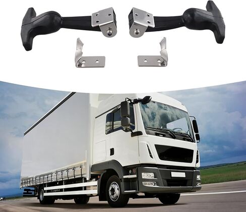 2PCS Rubber Hood Holder Tension Lock for Tractor Truck Bonnet, Non-Slip Metal Rubber Engine Hood Catch for Agriculture Construction Vehicle in Saudi Arabia