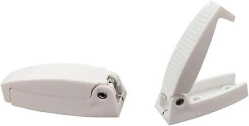 مزلاج حامل باب الصيد للمنزل المتنقل قافلة شاحنة فان السفر الأمتعة Rv اكسسوارات الأبيض ABS السيارات التصميم 1 قطعة in Kuwait