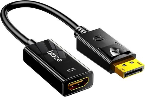 USB C Female to HDMI Male Adapter, 4K@60Hz HDMI Converter for Type-C/Thunderbolt 3 Devices, Connect Tablets/Laptops to HDMI Displays, Plug and Play, Compact Design in Kuwait