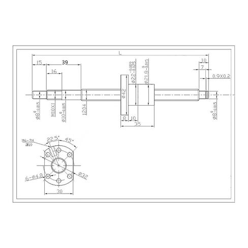 600~1500mm Linear Guide Rail R16 kit(SFU800 SBR800) in Saudi Arabia