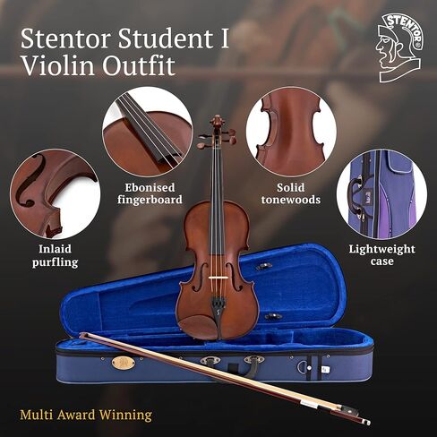 Stentor 1400E2-1/2 4-String Violin, 1/2 in Kuwait