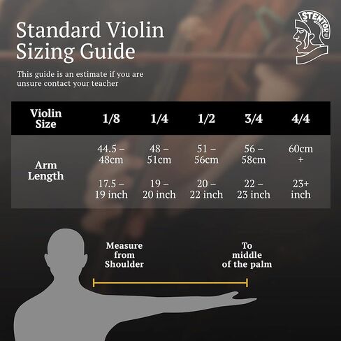 Stentor 1400E2-1/2 4-String Violin, 1/2 in Kuwait