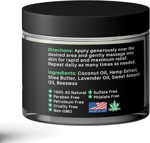 Medical Miracles NEW Hemp Salve Super Intense Strength 20,000 MG. Ideal for HIPS, Joints, Neck, Back, Elbows, Fingers, Hands, and Knees. in Kuwait
