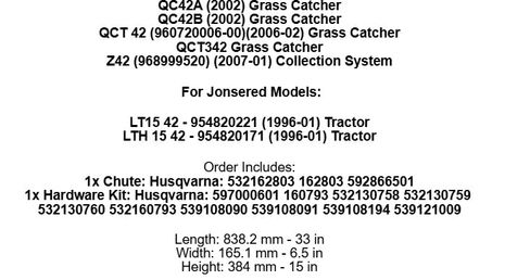 Replacement for Craftsman 42" Lower Chute Latch Hook Hardware Kit for 917249491 917249670 OEM in Saudi Arabia