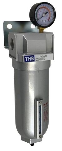 1" NPT Industrial Coalescing 0.01u Micron Filter Removes 99.98% of Oil, Moisture Vapor, Aerosols from Compressed Air Lines, 11oz Bowl, Auto Drain in Kuwait