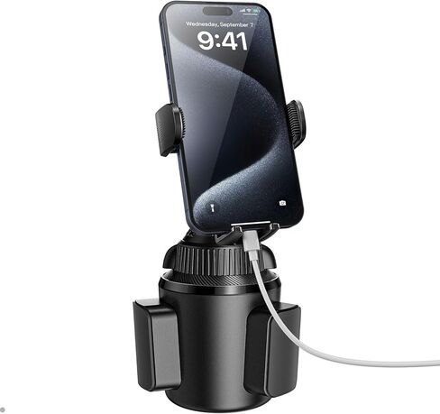 Apps2Car for Magsafe Cup Holder حامل هاتف ، [20 × N55 مغناطيس] حامل سيارة كوب مغناطيسي مع ذراع طويلة تمديدًا لشاحنة السيارة ، متوافقة مع iPhone 12-16 Series Case & All Phone in Kuwait