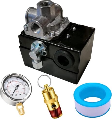 034-0137 مفتاح ضغط لكولمان BL6506016 95/125 رطل لكل بوصة مربعة مع مقياس ضغط 200 رطل لكل بوصة مربعة in Saudi Arabia