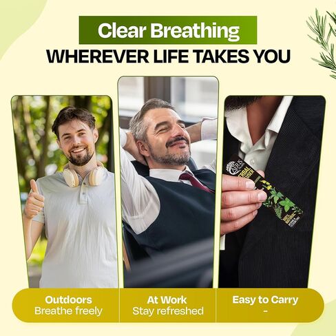 قلم نشر الروائح العلاجية بالأعشاب من مولين – جهاز العلاج العطري النباتي | مزيج طبيعي مع المولين والزعتر والأوكالبتوس والمنثول | رائحة نظيفة ومنعشة | لا إضافات صناعية in Kuwait