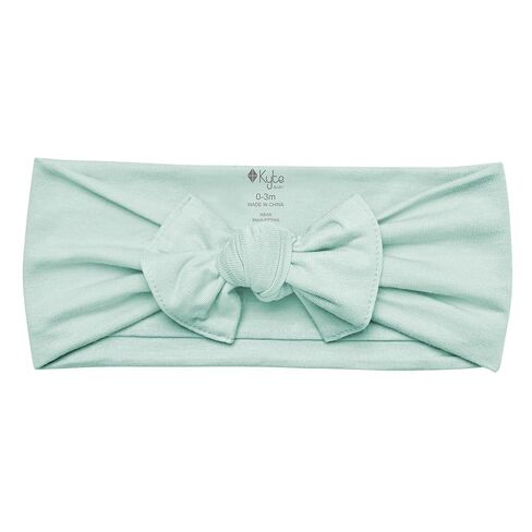 KYTE BABY Rayon Made From Bamboo Bow, (6-12 Months, Taro) in Saudi Arabia
