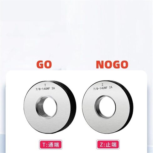 1SET(1*GO+1*NOGO) 2A American Standard Fine Thread Ring Gauge UNC UNF UNS UNEF 9/16 5/8 11/16 3/4 13/16 7/8 15/16 Measure Tools(3I4-14UNS-2A) in Saudi Arabia