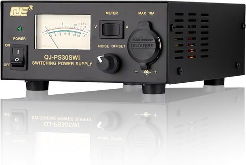 13.8V 30A DC Power Supply for Ham Radio,Regulated Bench Power Supply with Noise Offset,Analog Lab AC to DC Switching Converter,Cigarette Plug Socket,Powering CB VHF UHF HAM Amateur Radio in Kuwait