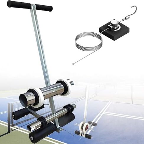 Line Striping Machine for Pickleball & Basketball Courts, Includes Circle Drawing Kit & Floor Tape Applicator, Ideal for Asphalt, Concrete, Driveways & Road Marking. in Saudi Arabia