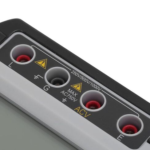 VC60B Digital Megohmmeter, Insulation Te with LCD Back, Handheld Portable Megohmmeter for Motors, Cables, Facilities, 500V Test Vol, Includes Test s and s in Saudi Arabia
