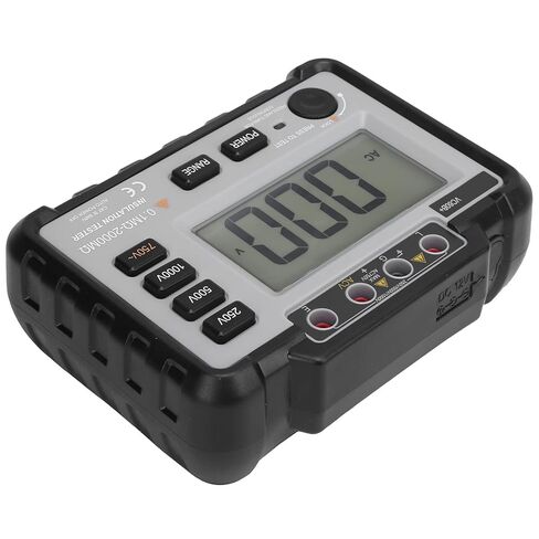 VC60B Digital Megohmmeter, Insulation Te with LCD Back, Handheld Portable Megohmmeter for Motors, Cables, Facilities, 500V Test Vol, Includes Test s and s in Saudi Arabia