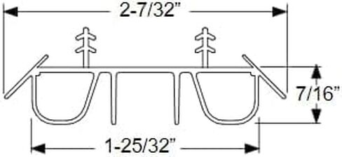 Therma-Tru Doors 36 Therma-Tru Door Sweeps (Brown Bulb) in Kuwait