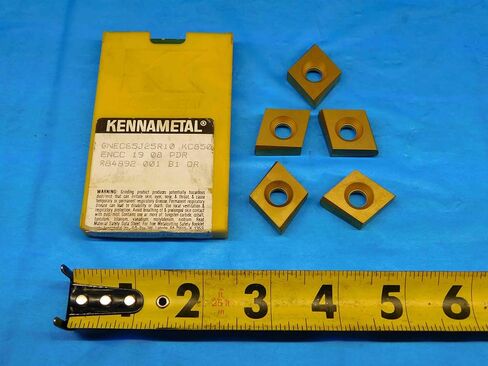 5pcs NEW KENNAMETAL GNEC65J25R10 KC850 TIN Coated Carbide Inserts ENCC 19 08 PDR - BR2254LVR in Saudi Arabia