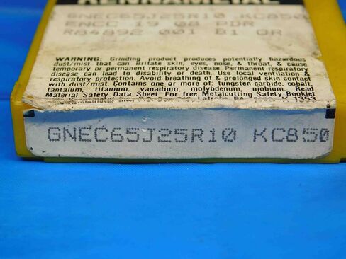5pcs NEW KENNAMETAL GNEC65J25R10 KC850 TIN Coated Carbide Inserts ENCC 19 08 PDR - BR2254LVR in Saudi Arabia