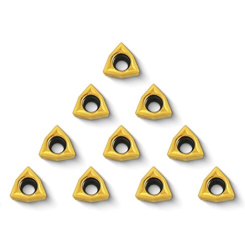 20 قطعة من إدراجات الكربيد، WCMT06T304 (WCMT32.51) مخرطة CNC بديلة من الكربيد لحامل أدوات الخراطة القابلة للفهرسة in Kuwait