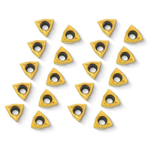 20 قطعة من إدراجات الكربيد، WCMT06T304 (WCMT32.51) مخرطة CNC بديلة من الكربيد لحامل أدوات الخراطة القابلة للفهرسة in Kuwait