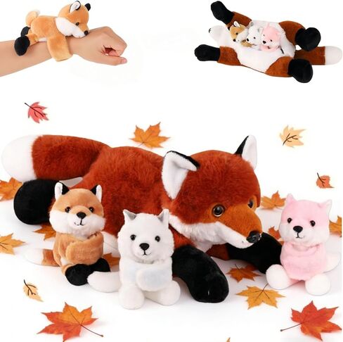 5 Piece Sea Turtle Stuffed Animal with Babies Inside, 12'' Mommy Stuffed Turtle Plush Pillow Toy with 3 Little Turtles Tortoise Toys for Kids Girls Boys Birthday Christmas Plush Gifts Party Favors in Kuwait