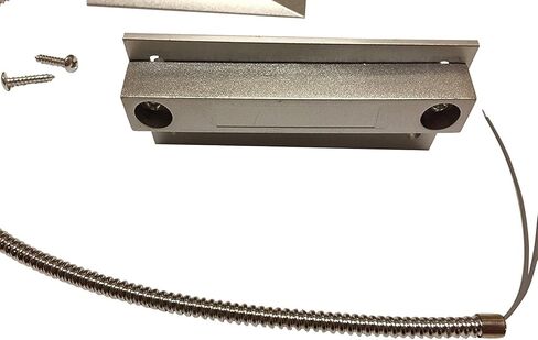 2 pc Overhead Door Magnet Contact with NC (Normally Closed) Armored 18’ Cable in Saudi Arabia