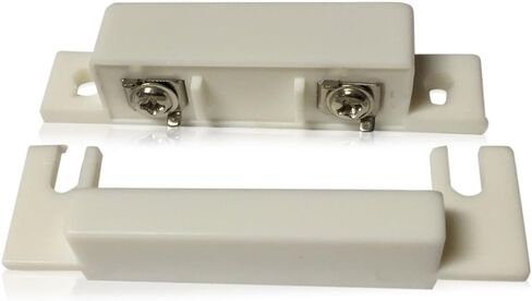 10 pcs White Door Contacts Surface Mount NC Security Alarm Door Window Sensors. These ¾" Door Contact Position switches (DCS) Work with All Access Control and Burglar Alarm Systems in Saudi Arabia
