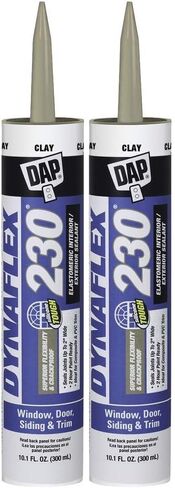 DAP 18416 Dynaflex 230 Premium Elastomeric Sealant, 10.1-Ounce, Clay, 10 Ounce- Pack of 2 in Saudi Arabia