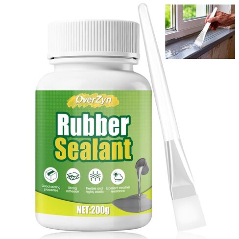 7 OZ Liquid Rubber Waterproof sealant, Rubberized Paint with High Elasticity and Ductility, it is Suitable Suitable for Roofs, Cracks, Walls, and Any Repairs, Etc, Gray in Kuwait