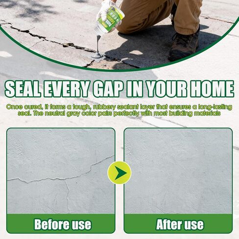 7 OZ Liquid Rubber Waterproof sealant, Rubberized Paint with High Elasticity and Ductility, it is Suitable Suitable for Roofs, Cracks, Walls, and Any Repairs, Etc, Gray in Kuwait