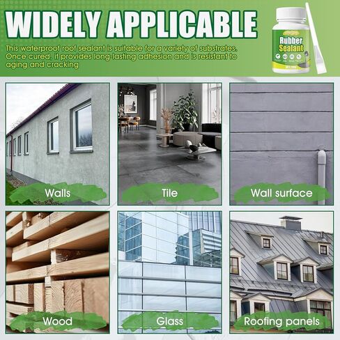 7 OZ Liquid Rubber Waterproof sealant, Rubberized Paint with High Elasticity and Ductility, it is Suitable Suitable for Roofs, Cracks, Walls, and Any Repairs, Etc, Gray in Kuwait