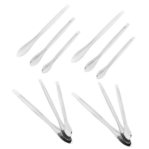 12pcs Stainless Steel Lab Spoons Sampling Scoops for Precise Measuring Mixing Scientific Use Reagent Powder Handling Tools in Saudi Arabia