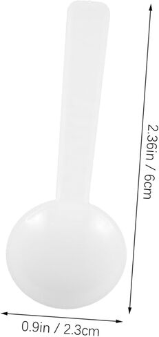 100pcs Plastic Smidgen Powder Measuring Spoons Small Laboratory Scoops for Medicine Cosmetics Cooking Kitchen Use Ergonomic Handle Compact and Easy to Clean in Saudi Arabia