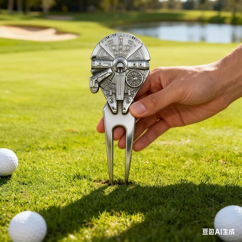 WIGERLON Golf Divot Tool and Ball Marker Set,Divot Repair Tool with Ball Marker(1pcs Divot Tool,2 Set Golf Hat Clip with Enamel Magnetic Ball Marker) in Kuwait