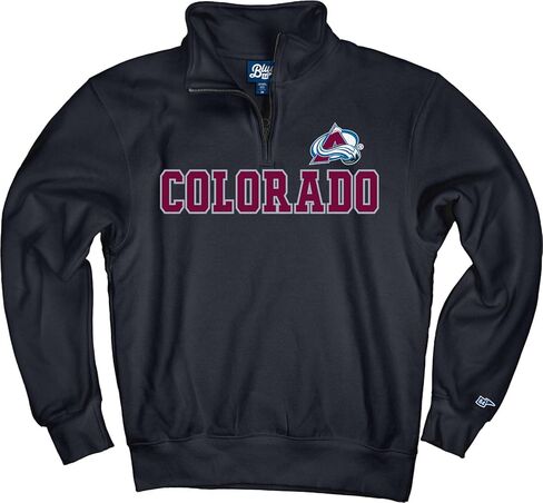 Blue 84 NHL unisex-adult Nhl Officially Licensed Quarter Zip Sweatshirt Power Play in Saudi Arabia