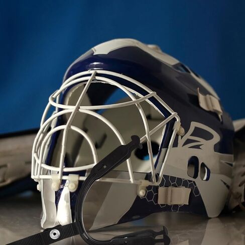 Totority Hockey Helmet Chin Strap Replacement Set with Adjustable Ear Sling Loops, Universal Helmet Chin Band Repair Kit for Ice Hockey and Football Protective Gear, 2 Pieces in Saudi Arabia