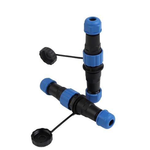 SP16 Waterproof Connector Docking Outdoor Wire Cable Socket Male Female 2 3 4 5 7 9 PIN Welding Type(SP16-6D) in Saudi Arabia