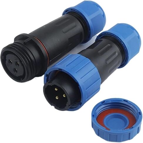 SP/LP16 Docking IP68 Waterproof Solderless Connector Male Female Socket Electrical Wire Cable Connectors Pin(LP16-2D) in Saudi Arabia