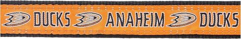 NHL PET Collar Anaheim Ducks Dog Collar, Size Large Hockey Team Collar for Dogs & Cats. A Shiny & Colorful Dog & Cat Collar Licensed by The NHL in Saudi Arabia