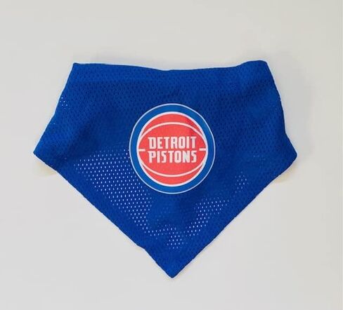 Detroit Pistons Dog Cat Mesh Jersey Bandana L/XL in Kuwait