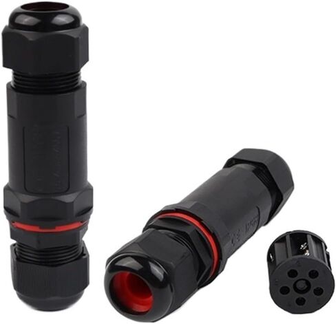 موصل كابل M25 5-pin 6-16mm محول طرفي لإضاءة LED in Kuwait