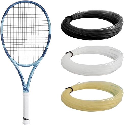 Babolat Pure Drive Junior 26 Inch 11th Gen Tennis Racquet (Light Blue/White) with Optional Accessories in Saudi Arabia