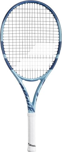 Babolat Pure Drive Junior 26 Inch 11th Gen Tennis Racquet (Light Blue/White) with Optional Accessories in Saudi Arabia