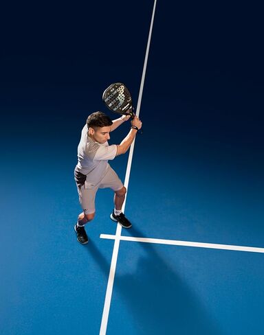 BULLPADEL Padel Racket XPLO 2026 | Martin Di Nenno Pala de Padel for Explosive Aerial Dominance | Geometric Shape, X-Tend Carbon 12K and Wave System | Hexature Rigidity, Multieva Core, Custom Weight in Kuwait