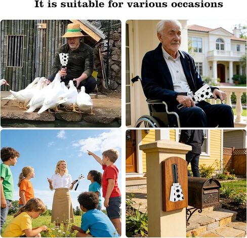 أجراس البقر الكبيرة والمقابض، 2 عبوة من أجراس البقر للمناسبات الرياضية، أجراس البقر مقاس 10 بوصة لصانعي الضوضاء العالية، أجراس الهتاف، صانعي الضوضاء لكرة القدم، ألعاب البيسبول، ملاعب مدرسة التخرج، أبيض in Kuwait