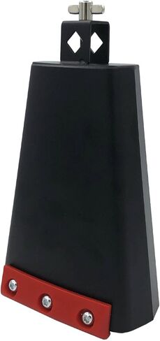 Percussion Cowbell Instrument, Metal 8.8inch Cow Bell with Plastic Reduce Sound Bar for 3/8'' to 1/2'' Diameter Mounting Rod in Saudi Arabia