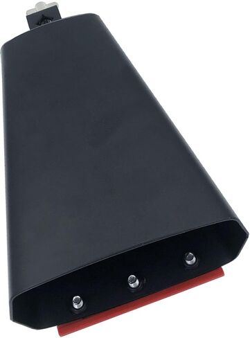Percussion Cowbell Instrument, Metal 8.8inch Cow Bell with Plastic Reduce Sound Bar for 3/8'' to 1/2'' Diameter Mounting Rod in Saudi Arabia